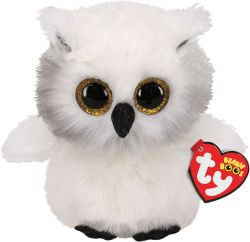 Мягкая игрушка TY Beanie Boo's Белая сова Snowy Owl 15 см