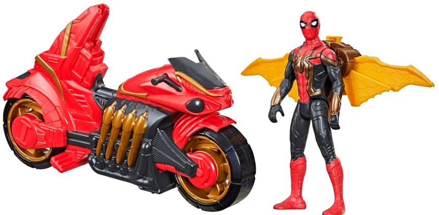 Фигурка Hasbro Человек Паук на мотоцикле