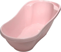 Ванночка со сливом Тега, 92 см, розовая