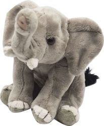 Игрушка мягконабивная Слоненок сидящий Leosco, 16 см, арт. F91322