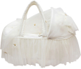 Люлька молочная Luxury Baby Цветы с молочным фатином Айвори