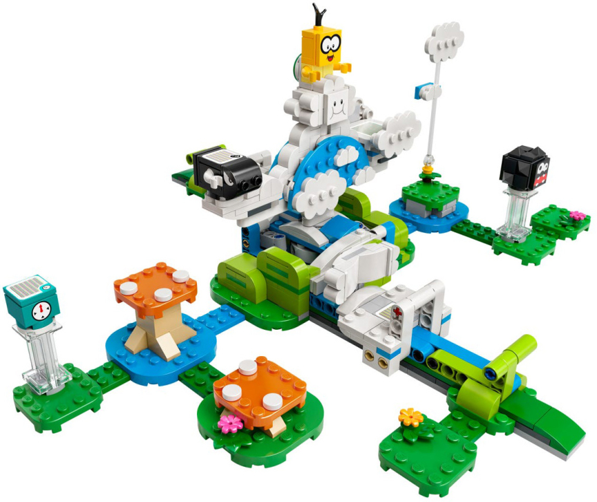 Конструктор Lego Super Mario 71389 Дополнительный набор «Небесный мир лакиту»