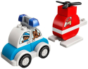 Конструктор LEGO DUPLO 10957 Мой первый пожарный вертолет и полицейский автомобиль
