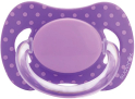 Пустышка с физиологической латексной соской Suavinex Basic 0+ фиолетовый