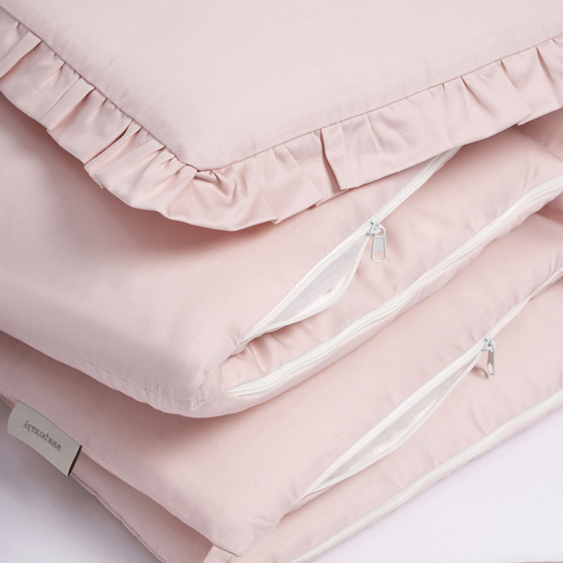 Защита для детской кроватки бампер универсальный Perina Lovely Dream розовый