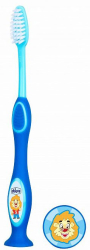 Зубная щётка с присоской Chicco Artsana S.p.A. голубой/зелёный