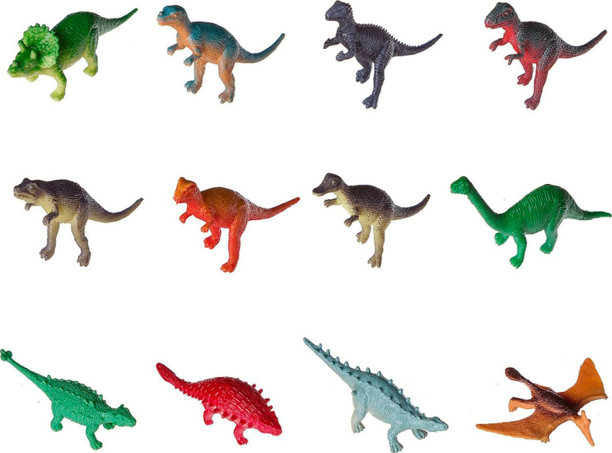 Набор животных динозавров Bondibon Ребятам о Зверятах 12 шт