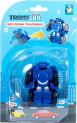 Игрушка 1Toy Мой первый трансформер Суперкар, синяя