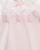 Комплект нарядный платье-комбинезон,чепчик Choupette Церемония экрю, розовый 62