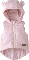 Безрукавка детская утеплённая Орсетто, розовая, размер 26, рост 80-86 см